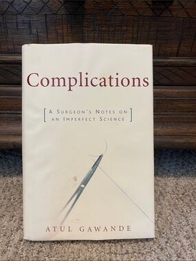 Complications by Atul Gawande - Cream Cover with Maroon Text